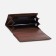 Women's wallet on magnets, brown color