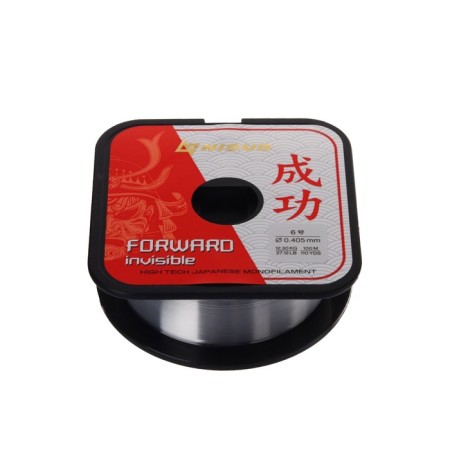 Nisus Forward Invisible Flacks, diameter 0.405 mm, test 12.3 kg, 100 m, transparent