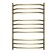 Water towel Domoterm "Laura", P10, 10 crossbars, 500 x 800 mm, bronze