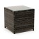 Garden table "Bordeaux" Journal, weaving: artificial rattan, 45 x 45 x 45 cm