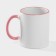 Mug ceramic share Twist, 350 ml, 12 × 8 × 9.5 cm, white color