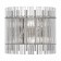 Sconces st. SL1656.101.02. Epica. 2x40 watts, E14, 24.5x22 cm, Nickel color