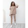 Women's T-shirt Minaku Regular Fit: brown color, river 54