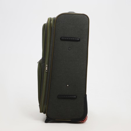 Big suitcase 28 ", lightning department, code castle, 3 wheels, 2 outer pockets, khaki color-2