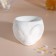 Concrete center "alien" height 5 cm, d-6 cm white