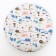 Animal Stear "Zoomir", 45 x 45 x 10 cm, white