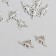 Decor for creativity Metal "Dinosaur" silver 8392 set 20 pcs 0.9x1.5 cm