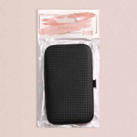The manicure set "Christian", 8 items, in case, black/gray color-8