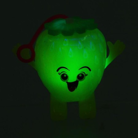 The ball is "berry", light, with a squeak, color mix-3
