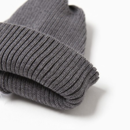 Children's hat minku, rr 48-52, color gray-melange-5