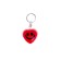 Square “heart” on a key fob, color mix