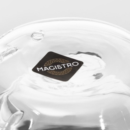 Glass mug with double walls Magistro "Duo. Grace ", 200 ml, 12.5 × 9 × 7.5 cm-5