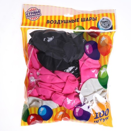 Shar Latex 12 "" Unicorn-Mordochka ", 1 tbsp., 100 pcs.-4