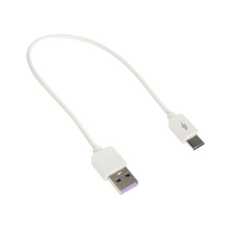 EXPLOYD EX-K-1392 cable, Type-C-USB, 2.4 A, 0.25 m, silicone braid, white