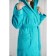 Women's bathrobe with a hood, size 54, turquoise, maistra