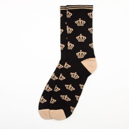Men's socks "Crown" p. 41-44 (27-29 cm), black-1