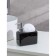 A dispenser for a detergent with a stand for the Savanna “Nature” sponge, 450 ml, black color