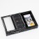 Box for 8 sweets + chocolate, with a window, "male", black, 17.7 x 17.85 x 3.85 cm, set 5