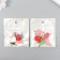 Decor for creativity Plastic for metal "Heart with an arrow" Mix set 6 pcs 0.2x3.4x2.2 cm