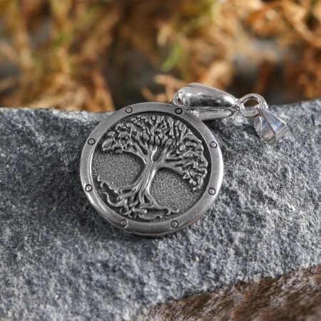 The amulet "Tree of life", metal pudter, art casting, d = 25 mm