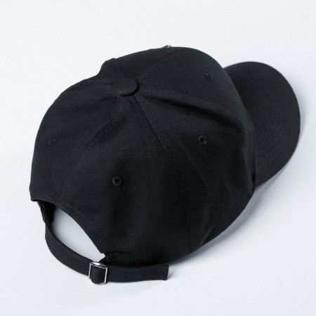 Women's cap with rings, black color, rr 56-8