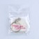 Acrylic keychain with a joke "is difficult to be modest", diam. 4.5 cm