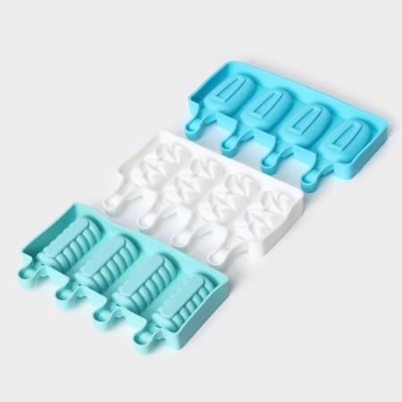 A set of ice cream shapes "Eskimo", 3 pcs, silicone, 20 × 12 cm-4
