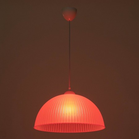 Bayerlux suspension Bayerlux "Wave" E27 15W red 40x40x18 (+60) cm-2