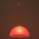 Bayerlux suspension Bayerlux "Wave" E27 15W red 40x40x18 (+60) cm