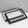 Strack for jewelry "Casket" 36 seats, 21.5 × 13.5 × 3 cm, black and white color