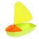 Sanding set in the grid: bucket, shovel, sieve, boat, 2 molds, mix