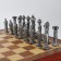 Souvenir chess "Knights" h king-8.5 cm, h Parashka-5.7 cm, 36 x 36 cm