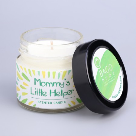 Aromatic candle in the Bank "Apple juice", owl wax, 80 g-3