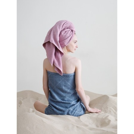 A set of terry towels Sunset & Twilight, size 50x80 cm-2 pcs, 70x130 cm-2 pcs, multicolor 1024-15