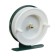 Inertial coil, metal plastic, diameter 6.5 cm, white-green color, 701