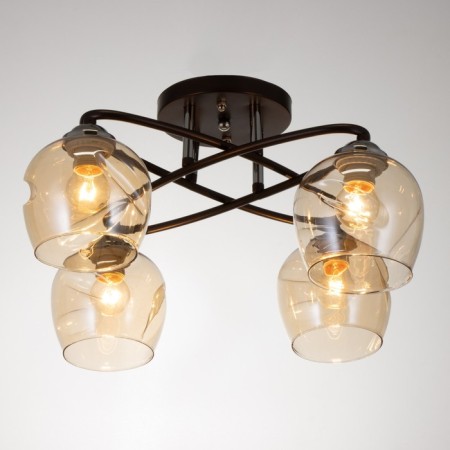 Chandelier 2152/4 E27 40W coffee 52x52x27 cm Bayerlux-1