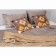 Bilateral veil of muslin color Essential ocher, size 180x250 cm