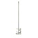 Mixer for paints and plaster mixtures Denzel 848837, galvanized, SDS+, 100x600 mm