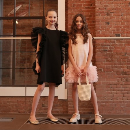 Платье для девочки MINAKU: PartyDress цвет чёрный, рост 104-15