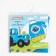 Apron with overturners Blue Tractor, 49x39 cm