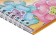 Notebook Gift Book on a lock, A5, 50 sheets, line, "Flowers/ butterflies", mix