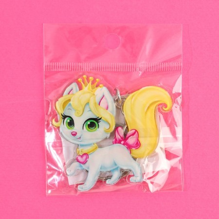 Key keychain children's acrylic "cat", 3.5 x 10 cm-5