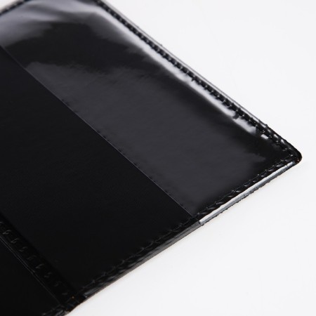 Cover for passport, black color-5