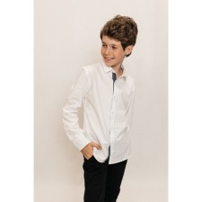 Surchachka upper for ISEE boys, height 134-140 cm, white color