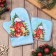 Set of kitchen. "Drakosha": mittens 20x28 cm, severity 17x17 cm, 35% HL, 65% PE, Vatin 250 g/m2