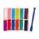 Plasticine "Flower", 12 colors, 180 g, with a stack