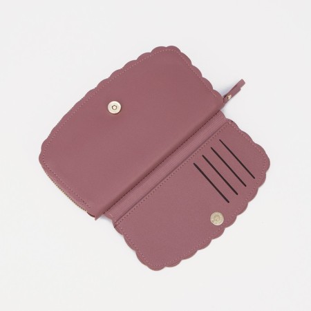 Women's wallet with lightning, pink color-4
