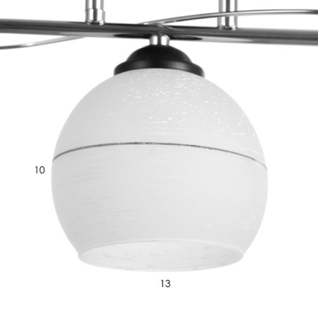 Brianna chandelier 3XE27 40W chrome 55x26x25 cm Bayerlux-5