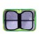 Penal 3 sections, tab inside, 140 x 210 x 40 mm, fabric, calligrata top Block "Dinosaur"