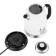 Electric KitFort KT-6603 kettle, 1.7 l, 2200 watts, black and white